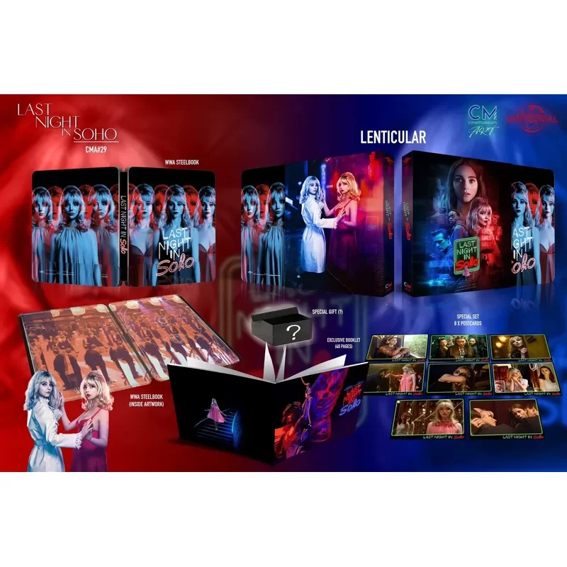 Italian CM Exclusive Iron Box Soho District Horror Night Chinese Characters