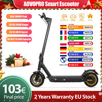 2025 Upgrate AOVOPRO TX01 Smart APP Electric Scooter 350W/500W Powerful Motor 36V25-45KM Range Adults EScooter with Dual Brake