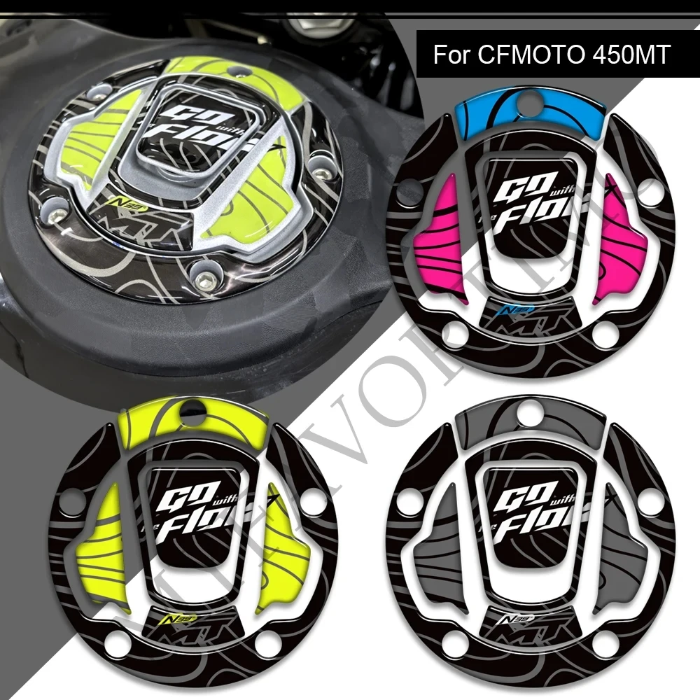 Waterproof Anti-scratch For CFMOTO 450 MT 450MT Motorcycle Accessories 3D Stickers Fuel Tank Pad Knee Grip Hand Protection Decal