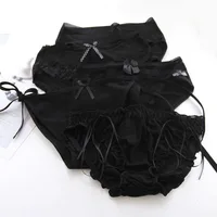 1PCS Girls Underwear 5pc/lot Mix Lace Cotton Black Low Waist Briefs Young Girl Panties Teenagers Wholesales Summer Hot Sales 3
