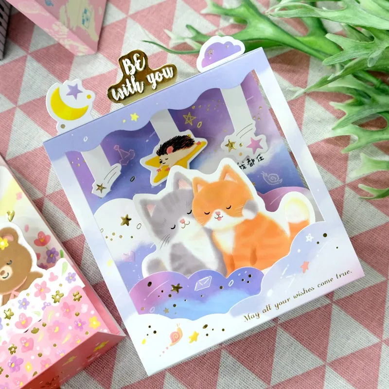 

Creative Bear Birthday Greeting Card: A Sweet Confession Gift—3D Pop-up Cute Cat All-Purpose Card with Envelope