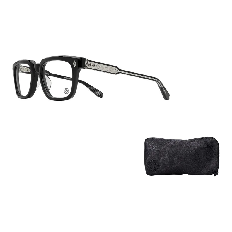 Chrome Hearts Ambidixtrous Series Square Eyeglass Frames Men's AMBIDIXTROUS-BK