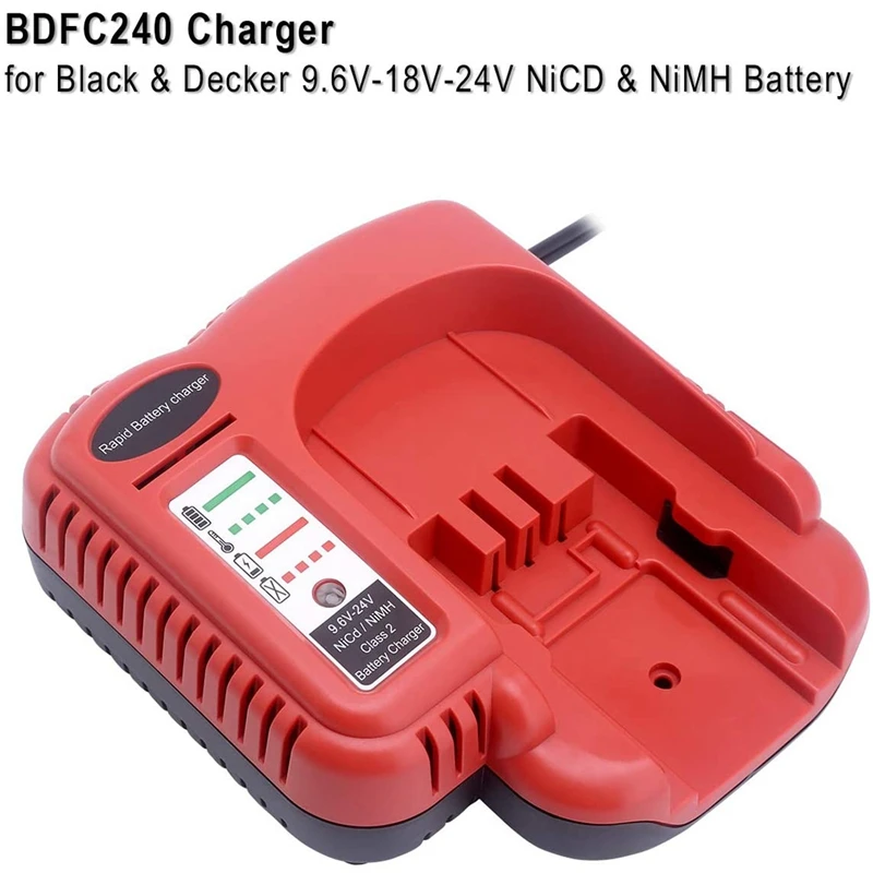 BDFC240 NI-CD NI-MH Batterie Ladegerät Für Black & Decke 9,6 V-24 V Serise Batterie Elektrische Werkzeug Zubehör Power werkzeuge, EU Stecker