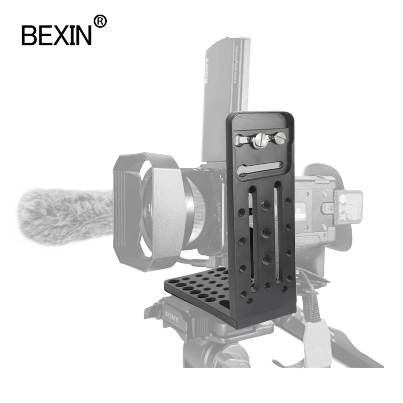 L130 series profession video l plate dslr stand stabilizer universal L bracket plate screw hole fixing for shoot camera video