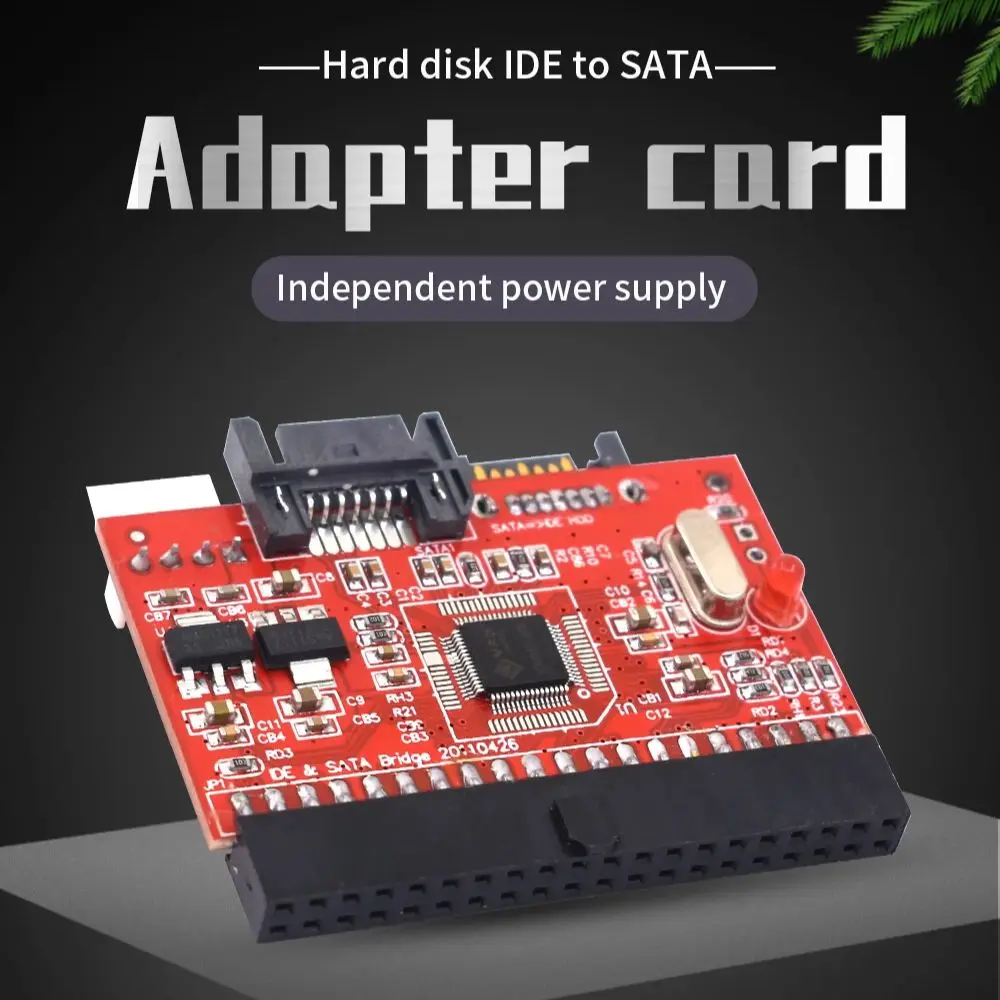 

Конвертер интерфейса IDE-SATA TISHRIC, адаптер для компьютера, жесткого диска, материнской платы, двунаправленная конверсионная карта