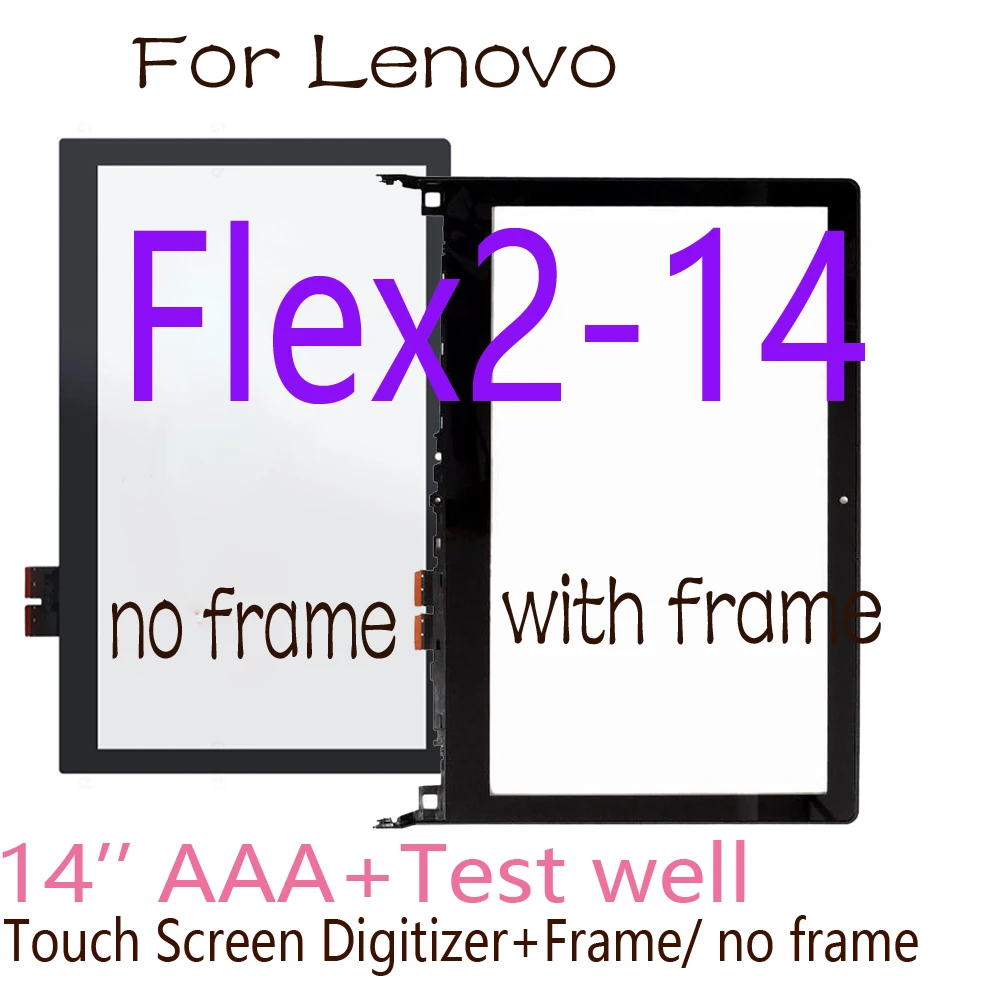 

14’’ Digitizer For Lenovo flex2-14 Flex 2 14 flex 2-14 flex2 14 Touch Screen Digitizer Glass Replacement with Bezel Frame