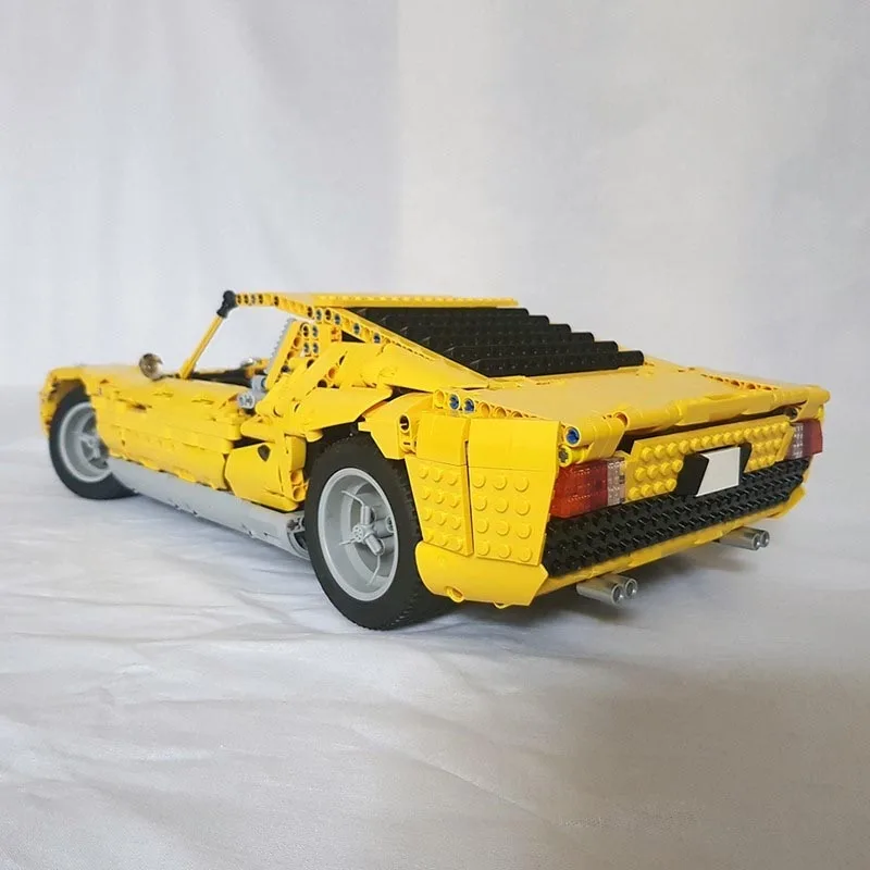 New MOC-24194 1:8 Escala Miura Super Sports Car Model Buiding Kit Criadores Block Bricks DIY Brinquedos Para Crianças Presentes de Aniversário Meninos Set