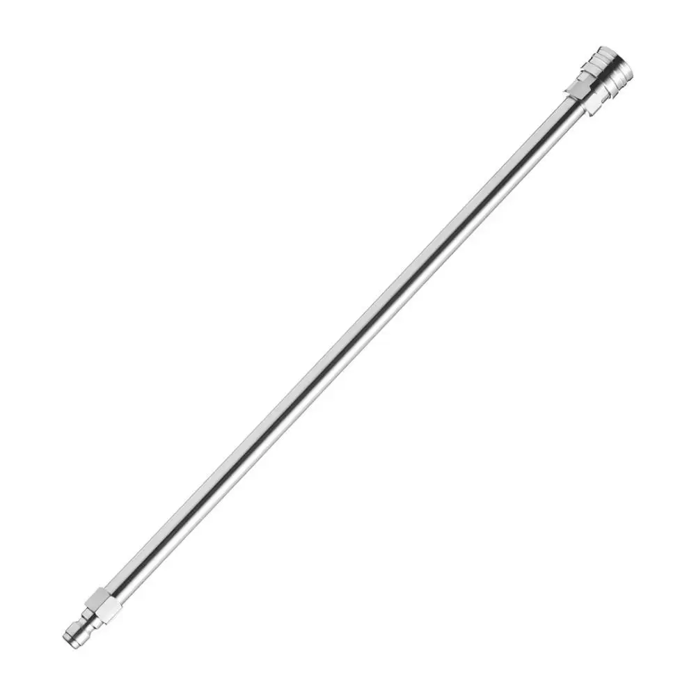 1Pcs 40cm Pressure Washer Extension Wand Stainless Steel 1/4 Inch Quick Connector Pressure Washer Spray Lance