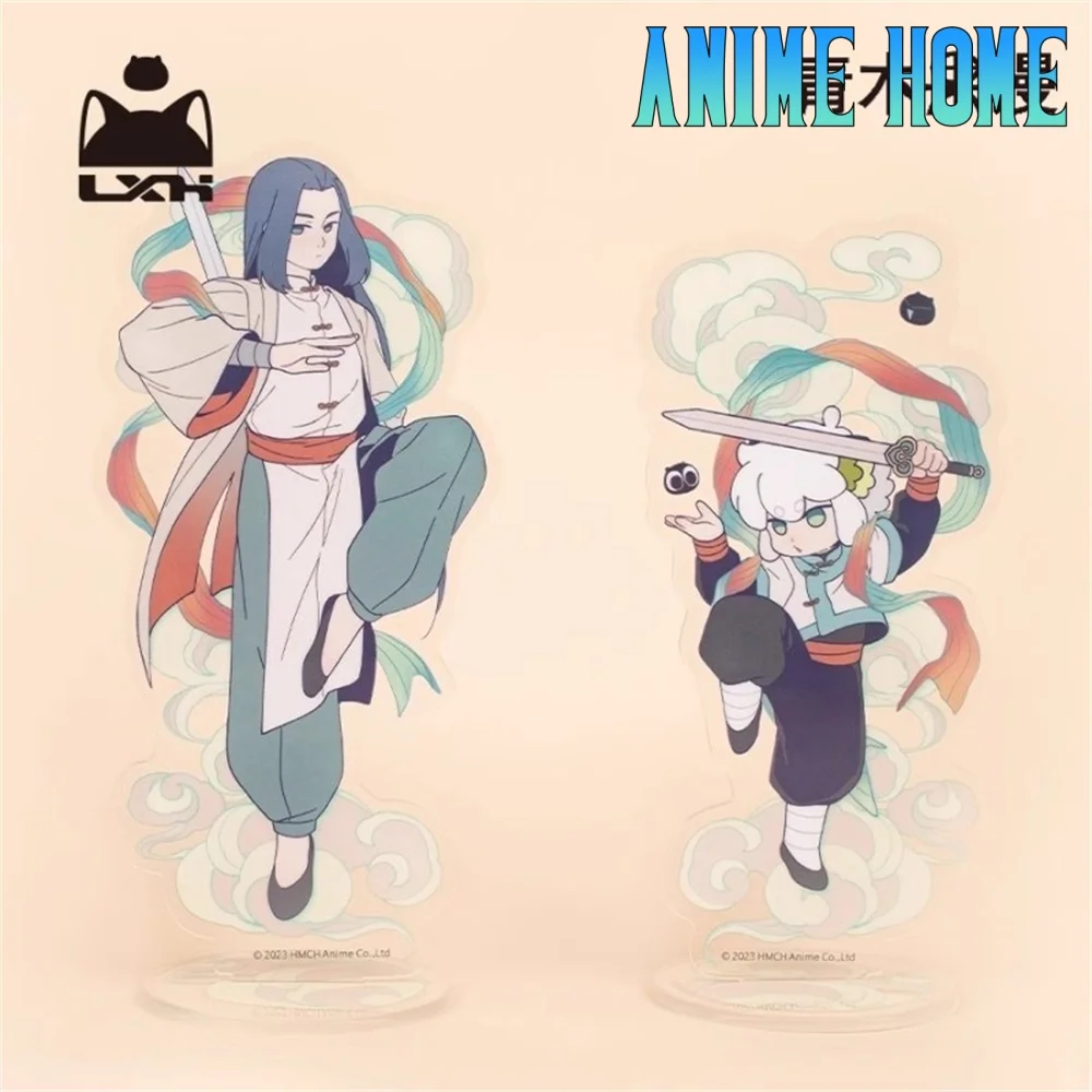 Official Anime The Legend of Luo Xiao-Hei Xiaohei Wuxian Acrylic Stand Desktop Ornament Original Cartoon Cosplay Kids Gift