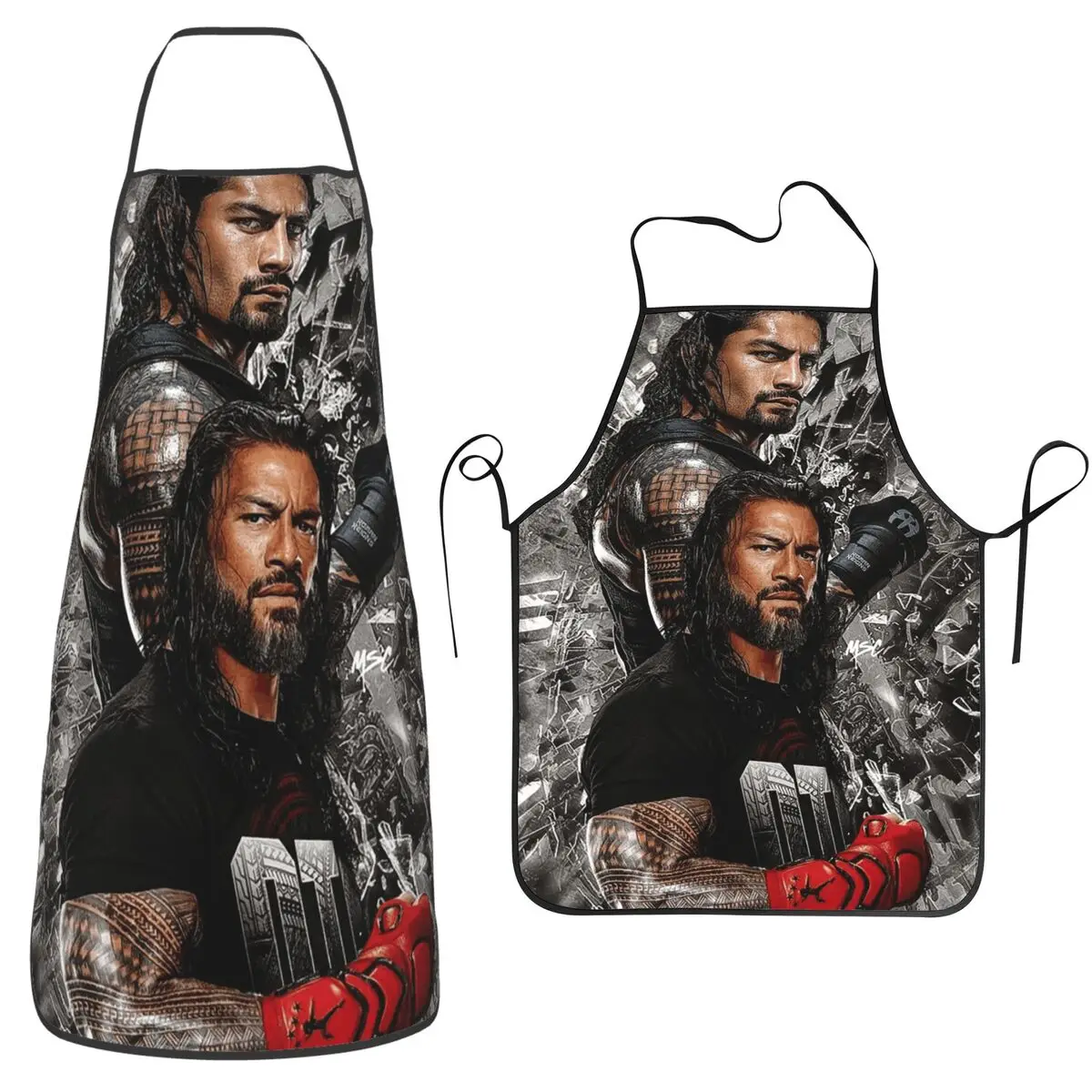 Delantales de lucha libre de Roman Reigns, delantales de chef para cocinar, delantales impermeables para limpieza de cocina, delantales para mujeres y hombres, para jardinería