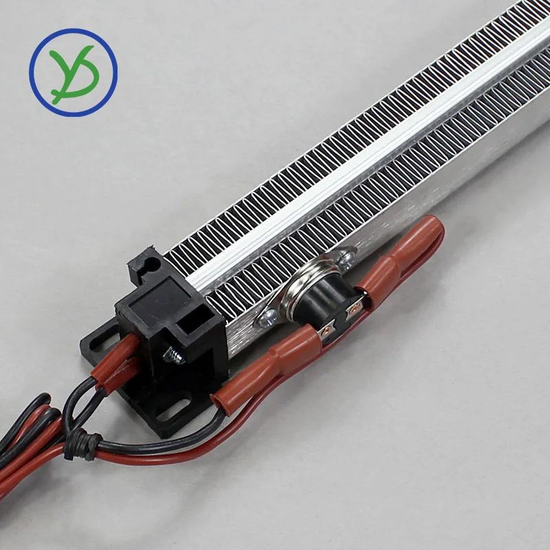 500W AC/DC 220V Insulated Thermostatic PTC ceramic air heater incubator parts heating element Electric heater 230*32*26mm