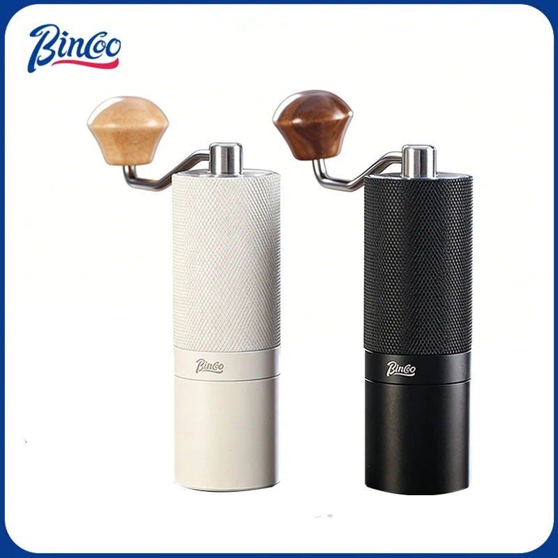 

Bincoo Hand Coffee Grinder Six Star Steel Knife Wheel Fast Portable Coffee Bean Manual Grinder Suitable for Home Coffee Making