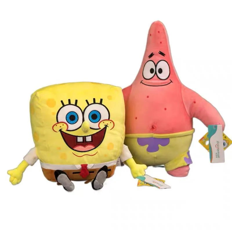 Anime Squarepants Patrick Star Squidward Eugene H. Krabs Gary Kawaii Cartoon Stuffed Plush Birthday Gift for Children Kids