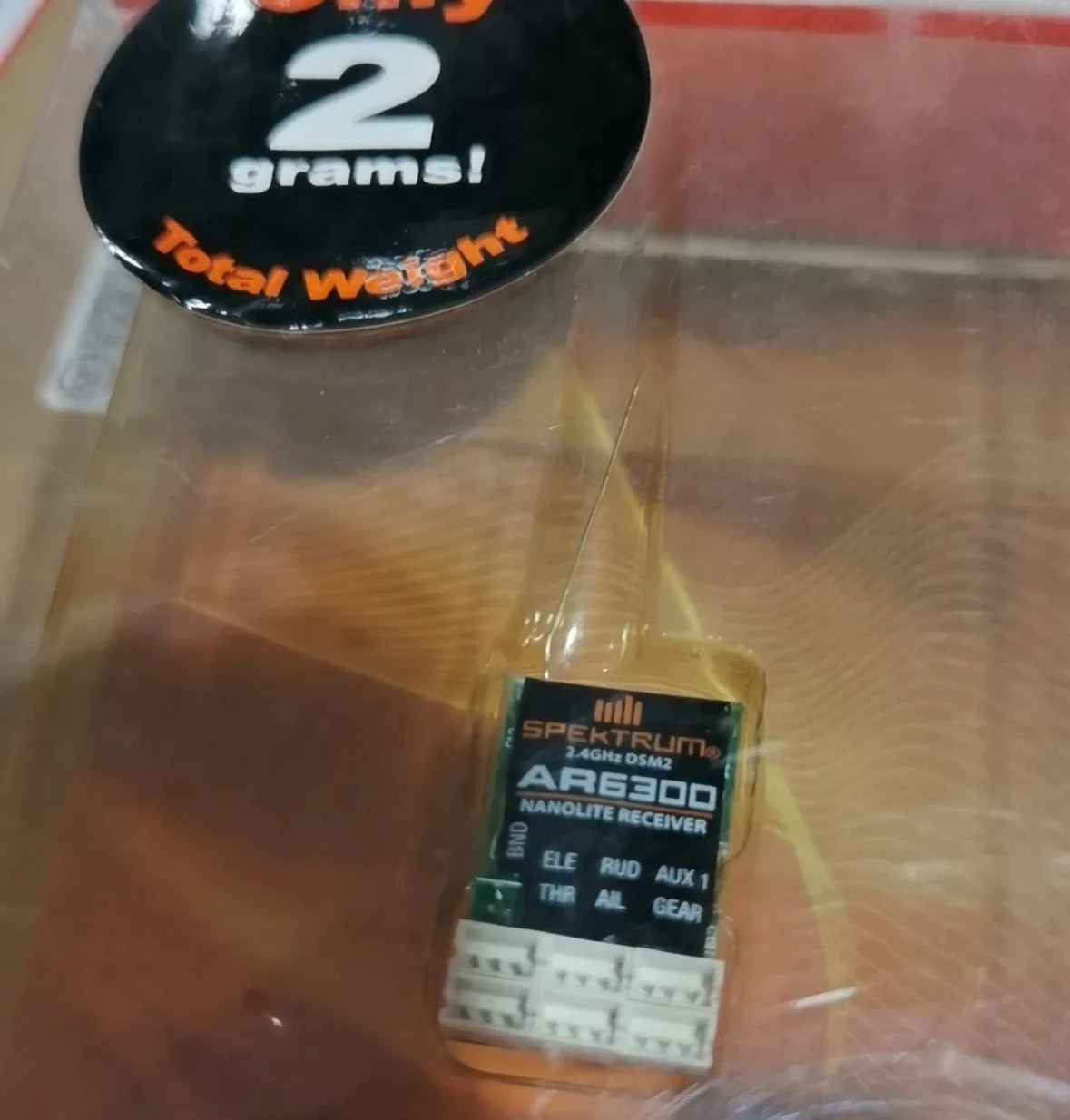 AR6300 DSM2 DSMX 3.5-9.6V Nanolite 6-Channel Receiver for horizon JR, E-flite, ParkZone Spektrum 2.4GHz radio