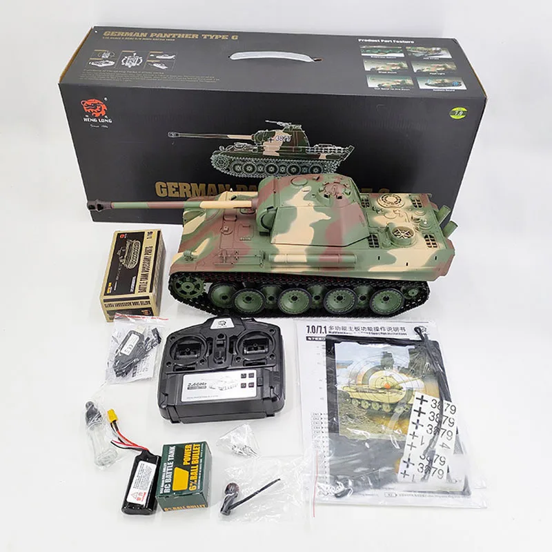 Henglong 3879 German Leopard G-type Remote-controlled Main Battle Tank 1:16 Infrared Combat Competitive Tank Model