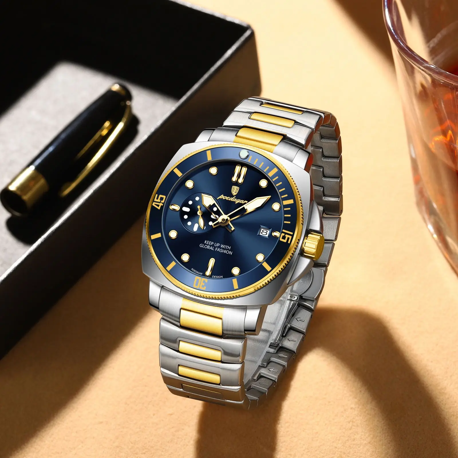 

New 2026 Simple Men's Watch Waterproof Luminous Calendar Trend Casual Watch