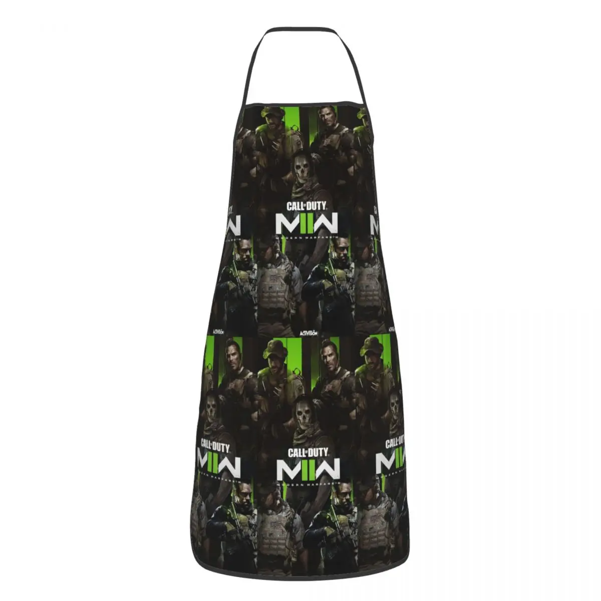 Call Of Duty Warzone Small Computer Apron Chef Baking Tablier Waterproof Bib Kitchen Cleaning Pinafore for Women Men Painting