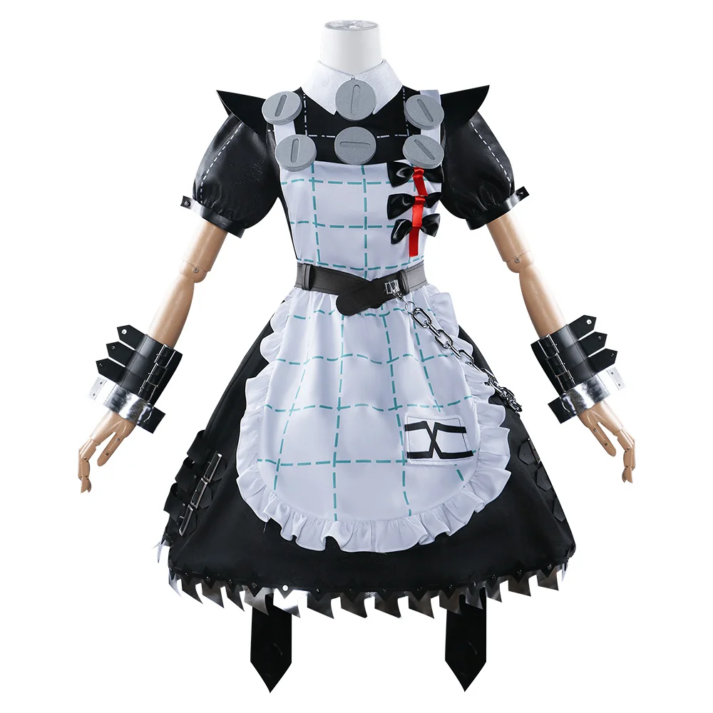 Corin Cosplay Wickes Kostüm Dienst mädchen Lolita Kleid Kopf bedeckung Frauen Erwachsenen Zenless Cos Zone Null Rollenspiel Halloween Karneval Anzug