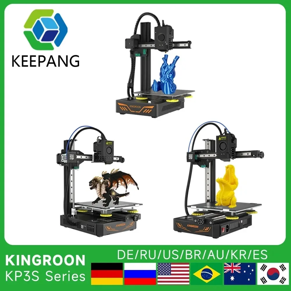 KINGROON KP3S Pro/ KP3S / KP3S Pro S1 3D Printer with Resume Printing 200*200*200mm Titan Extruder Professional DIY FDM Printer