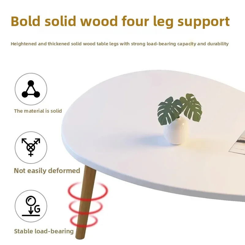 طاولة القهوة تأجير منزل شقة صغيرة طاولة صغيرة غرفة المعيشة المنزلية كريم الرياح طاولة جانبية