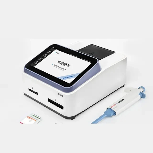 Máquina analizadora de electrolitos de laboratorio portátil veterinario, suero médico ise, gas en sangre Easylyte