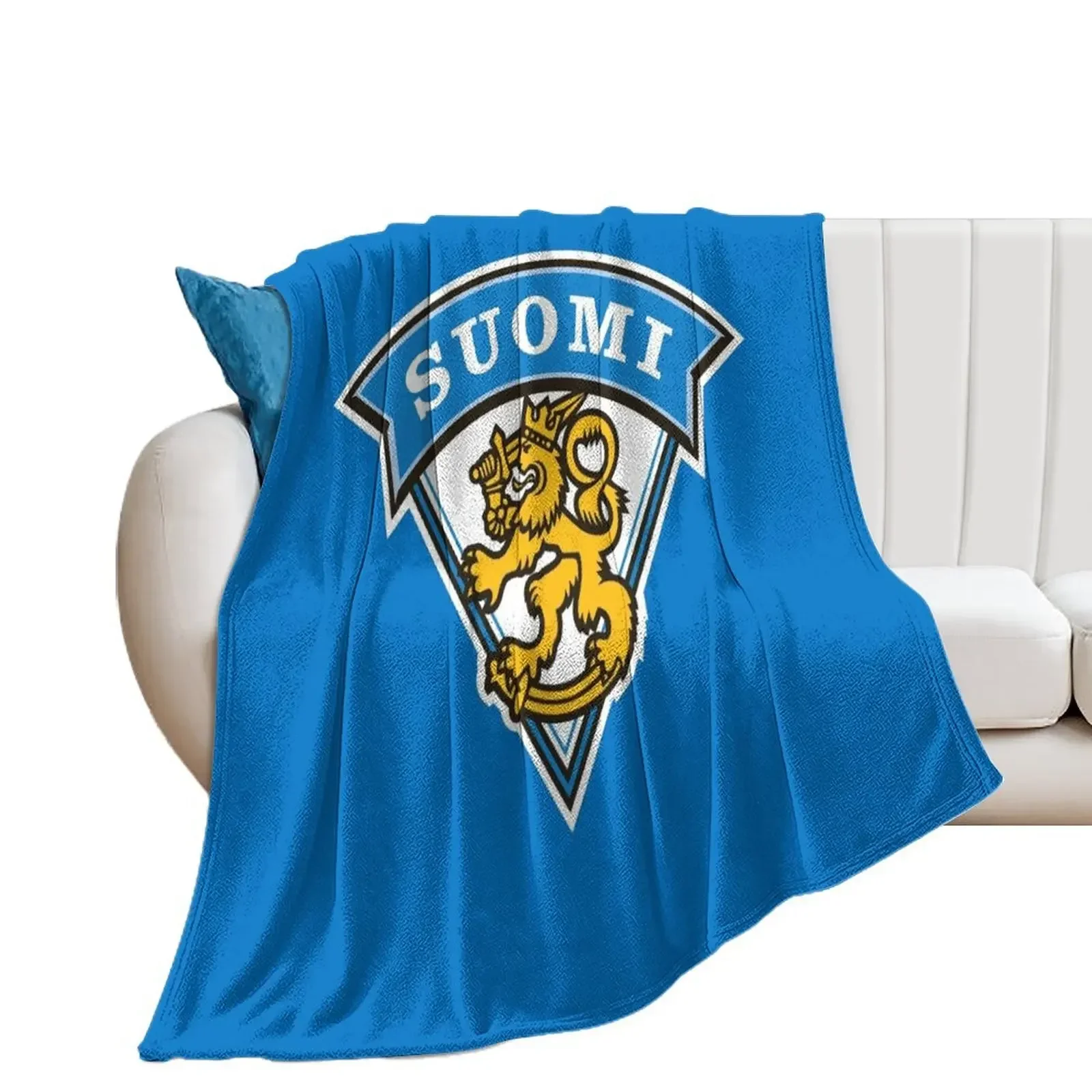 

Finland national ice hockey Throw Blanket Weighted Kid'S Beach Blankets