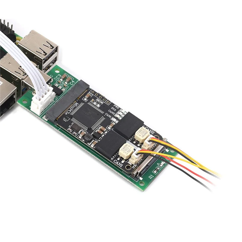 Placa adaptadora minipcle can de 2 canais, vários protocolos can, placa de expansão usb para can com função de análise de decodificação-aa80