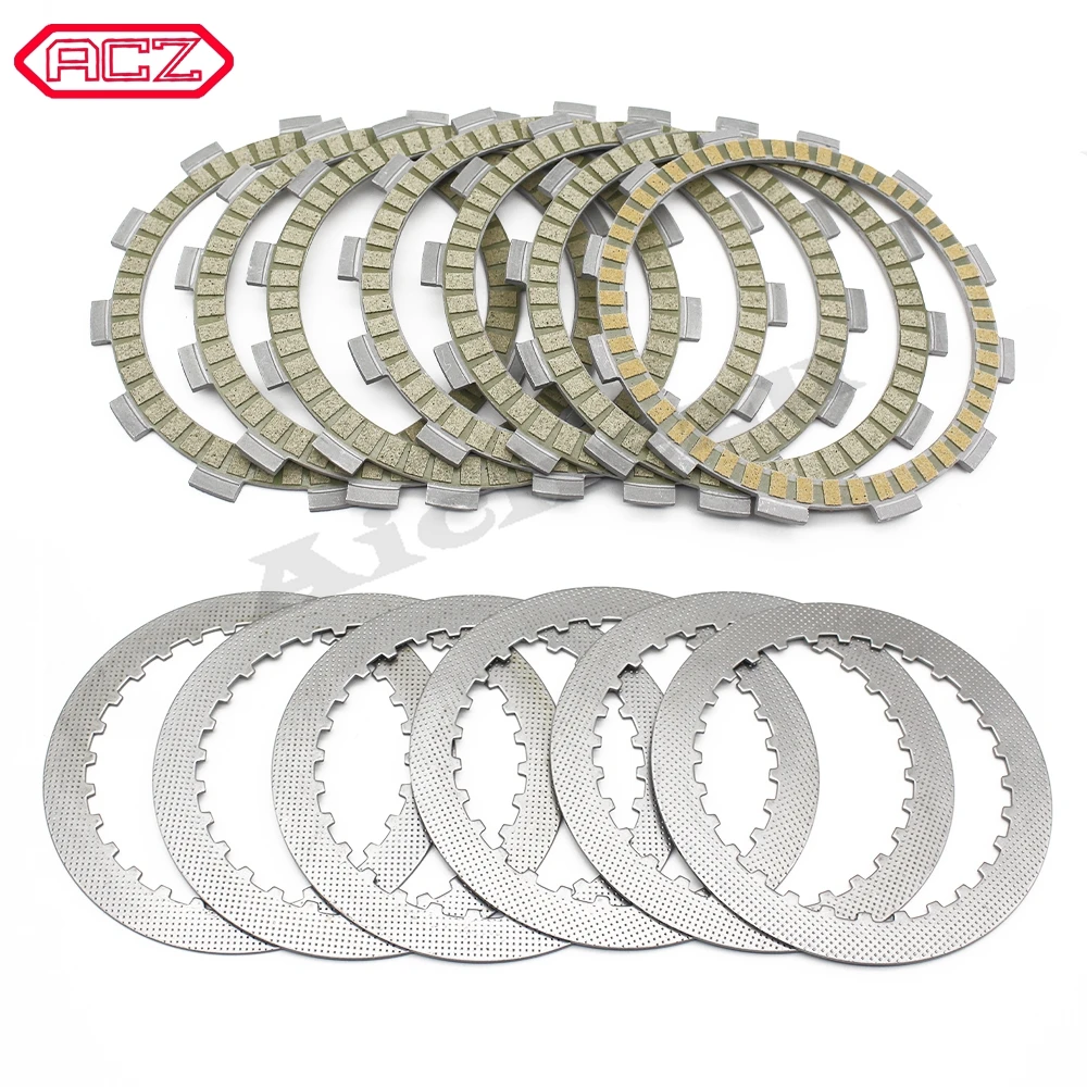 Motorcycle Clutch Friction Disc Plate Kit for Suzuki VS400 VS600 VS700 VS750 VS800 VL400 Intruder VL800B VL800C