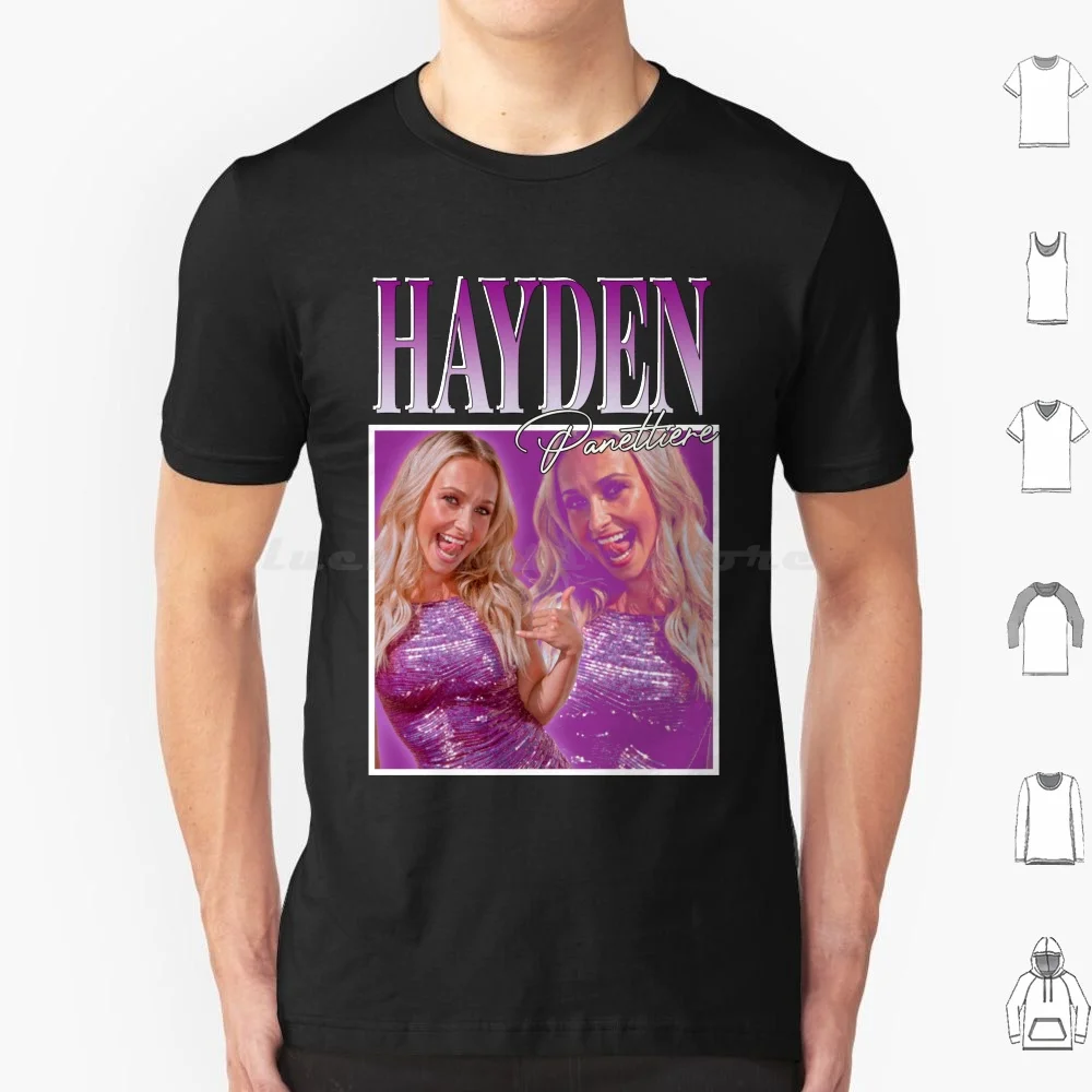 Hayden Panettiere T Shirt Cotton Men Women DIY Print Hayden Panettiere Nashville Connie Juliet Barnes Deacon Claybourne Esten