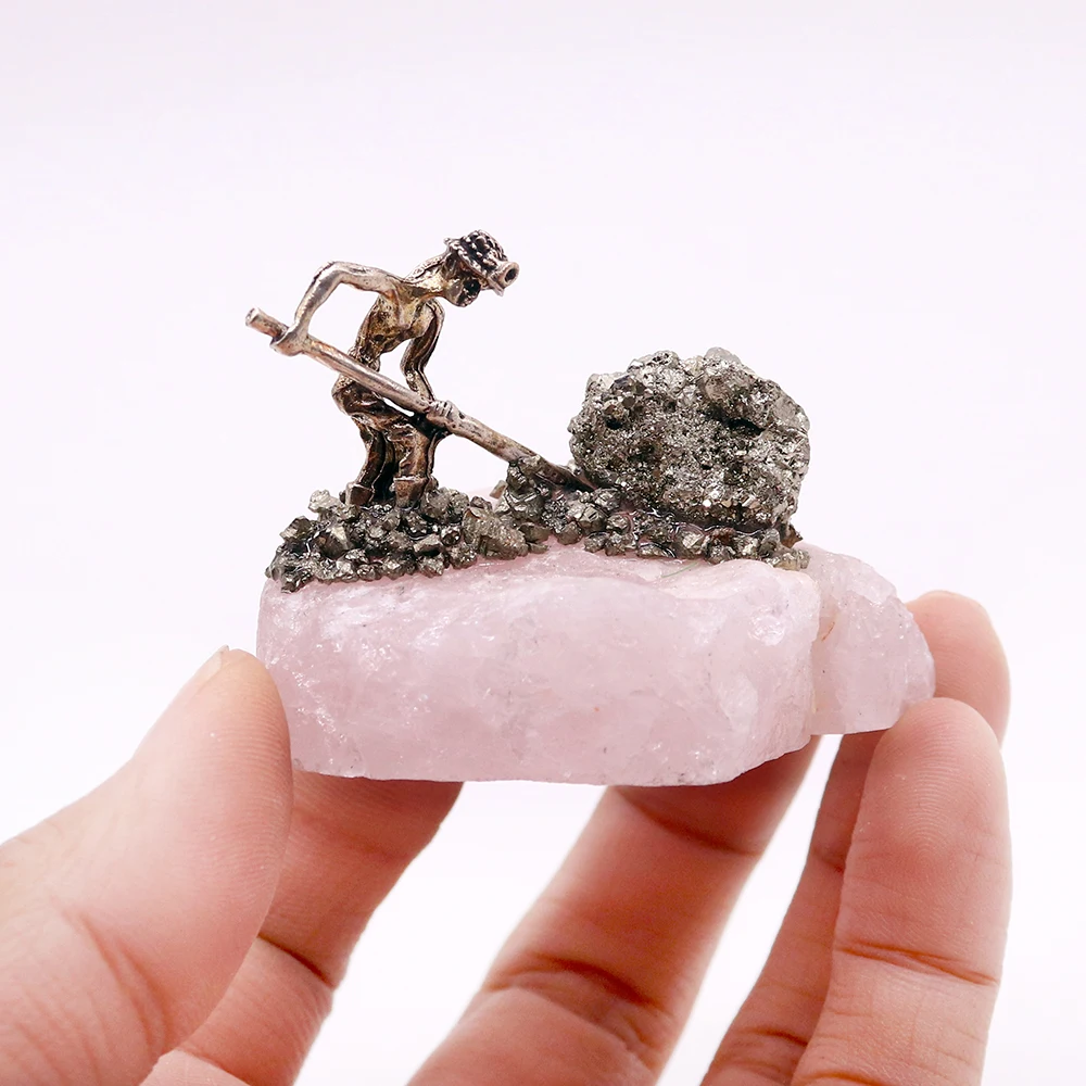 

Irregular Natural Stone Beads With Random Miner Ornaments Amethyst Citrine Rose Quartz Gravel Desktop Decorations Accessory 1 Pc