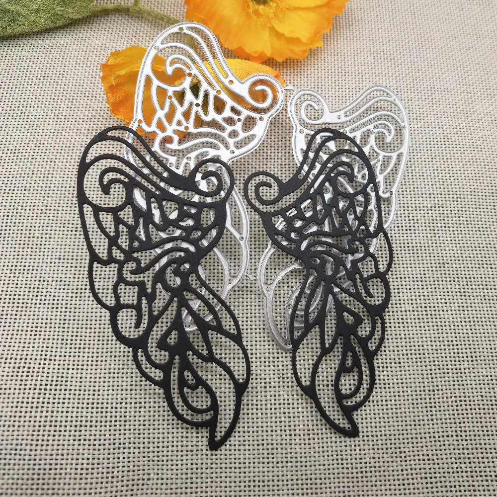 Pretty wings Cutting Metal Cutting Dies Stencils Die Cut for DIY Scrapbooking Album Paper Card Embossing