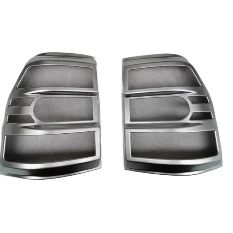 

1pair New Silver Black Electroplated Tail Light Cover Rear Taillamp Covers Cap Automobile Part for Mitsubishi Pajero V93 V97