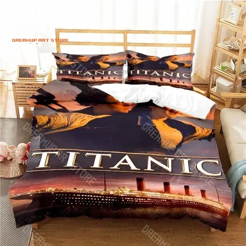 2026 3D Print Movie Titanic Bedding Set Twin Queen King Full Size Single Double Duvet Cover Pillowcase Bed Boys Girls Adults