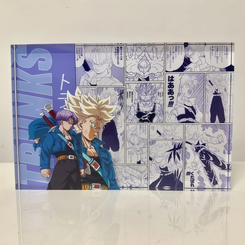 

Акриловая фигурка-стенд Dragon Ball Trunks (15*10*1 см) — коллекционная игрушка, подарок для детей, украшение для рабочего стола, аниме-фигурка