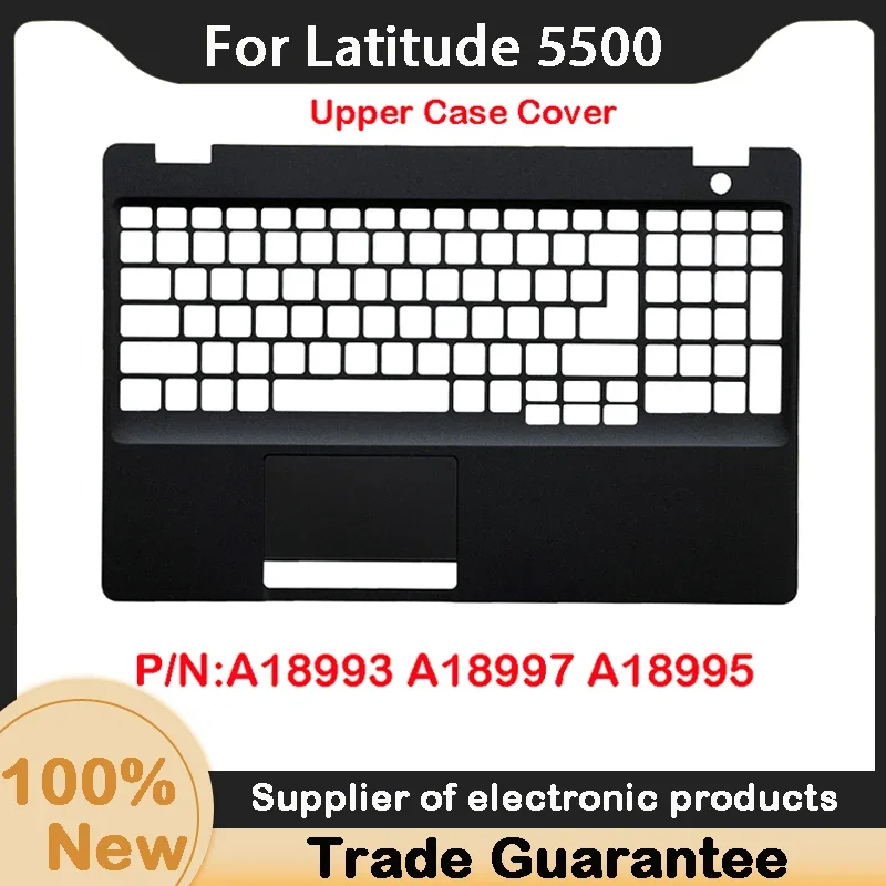 Nova capa para dell latitude 5500, tampa superior, cor preta, 03vwh7, a18997, a18999, a18998