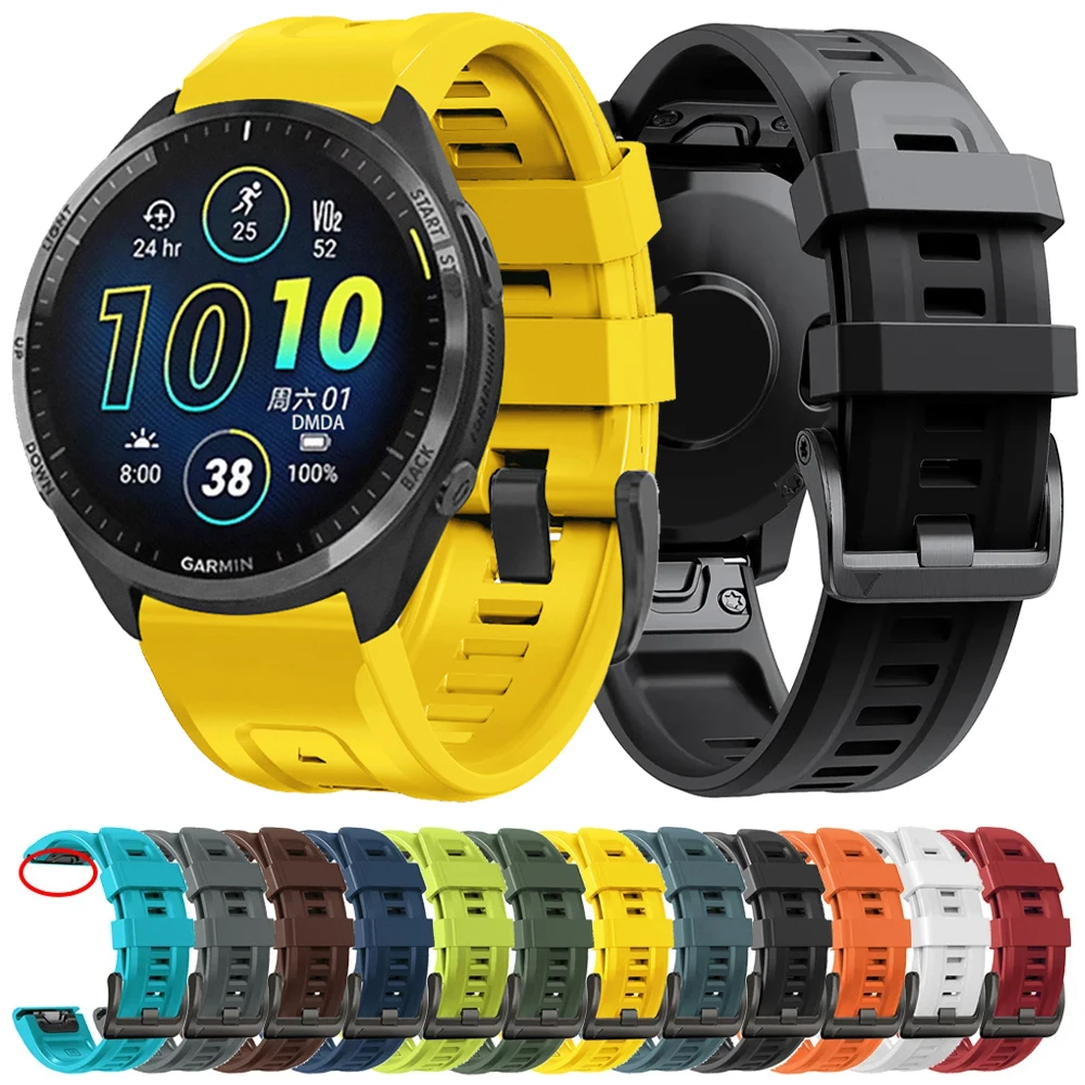Armband 22mm 26mm für Garmin Fenix 7 7x offizieller antiker Quick fit Strap Instinkt 2x/Vorläufer 965 955 935 s62 Sport Silikon band