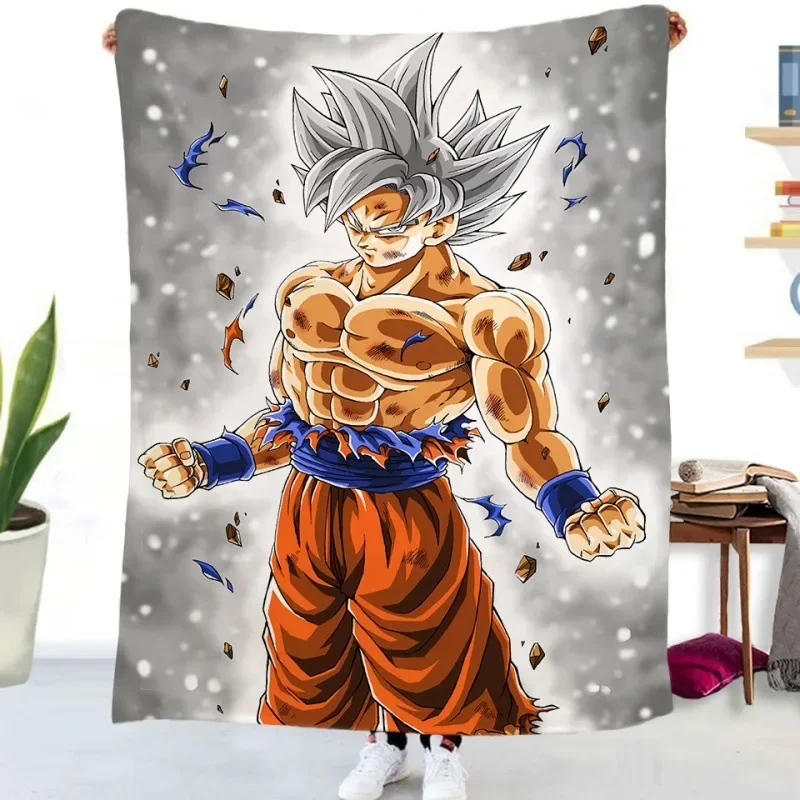 

NEW Dragon Ball Series Digital Printing Double-Sided Flannel Blanket Air Conditioning Blanket Aircraft Throw Blanket Gift