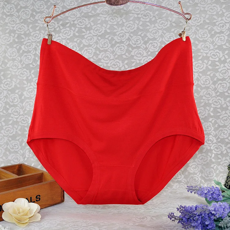 High Waist Panties for Women Cotton Briefs Plus Size Underwear Panty Solid Comfort Underpants Female Lingerie 8xl 7xl 6xl