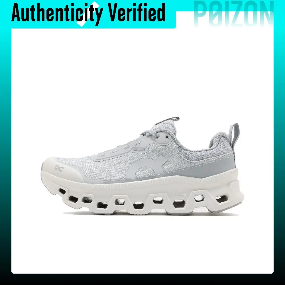 On Cloudmonster 1 Abrasion Resistant Waterproof Support Rebound Low top Running Shoes Men's Light Gray 3MG10703740