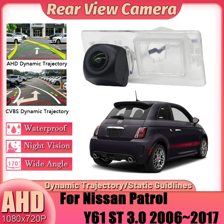 Rear View Camera For Seat Exeo ST Estate Sedan 2008~2013 CCD Night Vision Parking Backup Camera License Plate Camera 170°FishEye