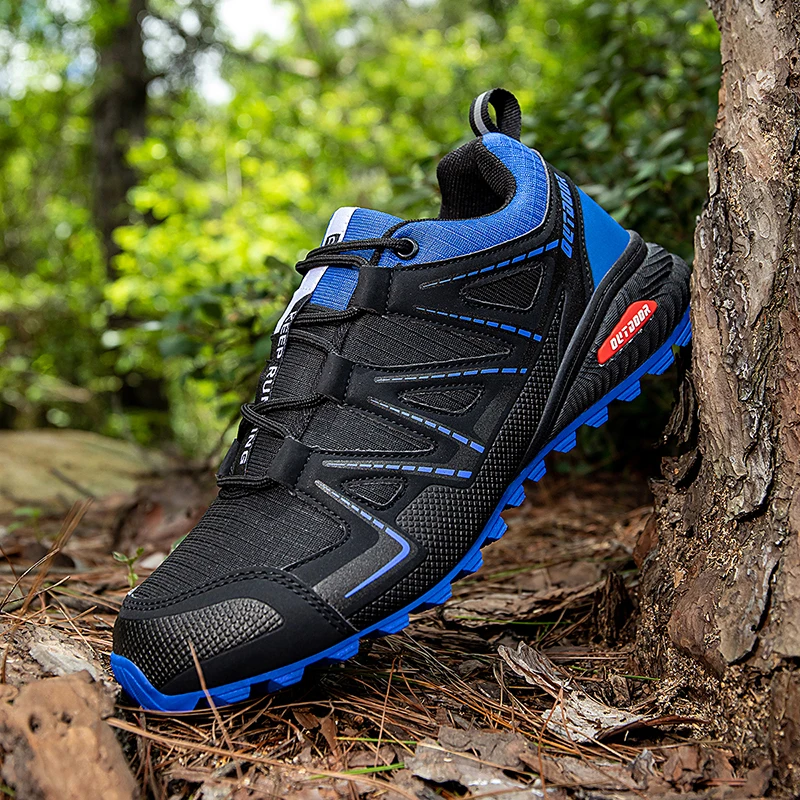 

Men‘s Waterproof Hiking Shoes Outdoor Trekking Sneakers Mountain Climbing Camping Trainers Wading Shoes Hunting Tactical Boots