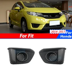 Car Front Bumper Fog Light Cover For Honda Fit 2014 2015 2016 2017 Fog Light Cap Car Accessories Exterior Accessories
