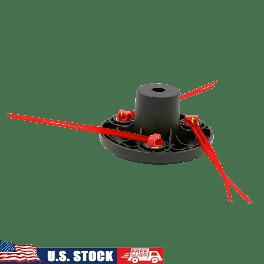 

Replacement Trimmer Head High Impact Pivoting Action Edger with 8 Lines Quick Load Adapter Kit Easy Installation