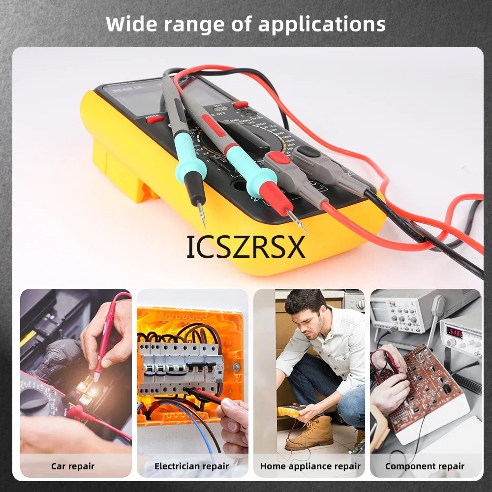 2 пары, силиконовые Щупы для мультиметра, 1000 В, 20 А