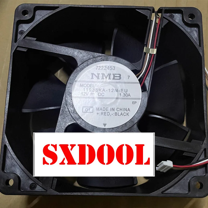 

for NMB 11938KA-12N-EU 12038 12cm 120mm DC 12V 1.3A 4-Wire Axial Cooling Fan Printer Projector