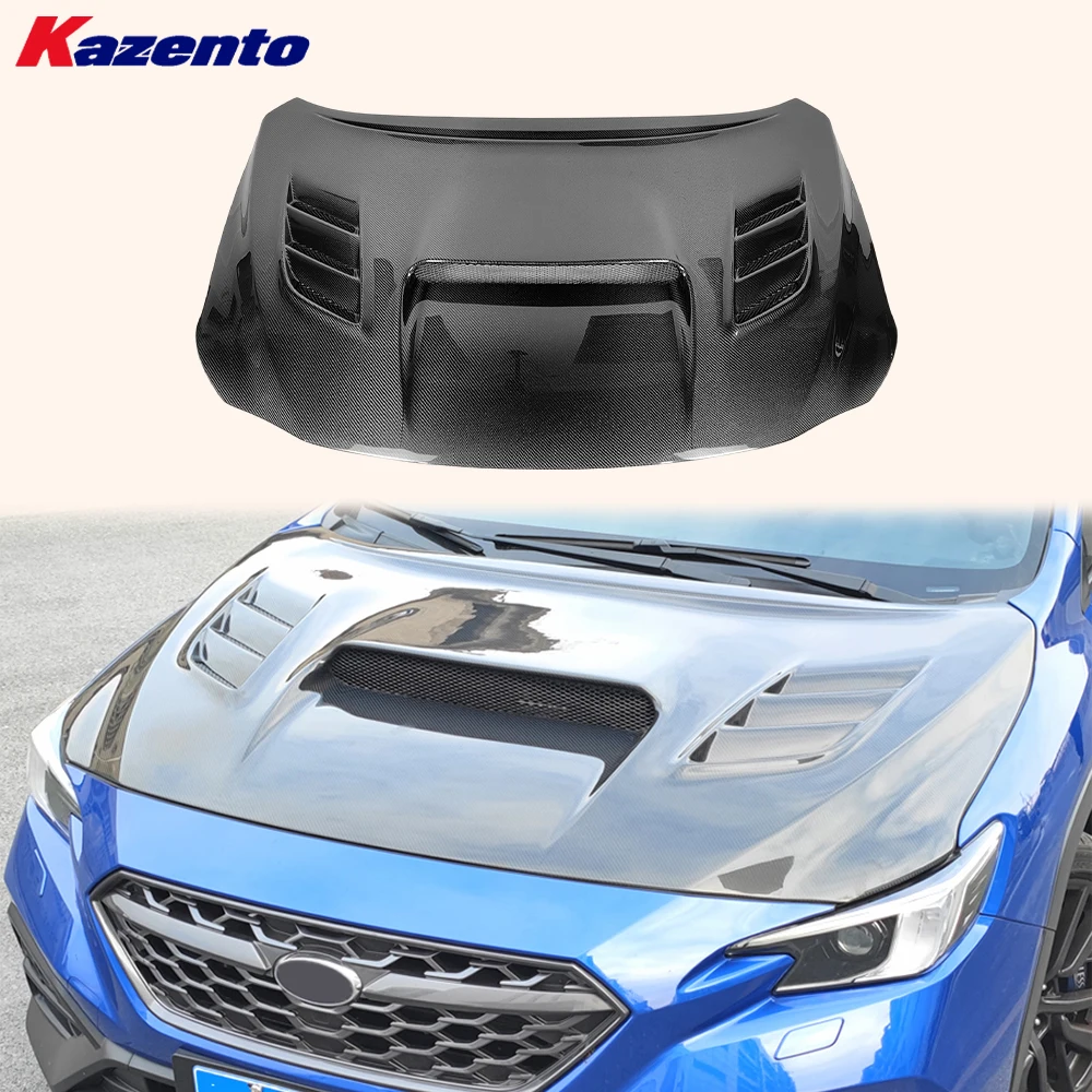 

Для Subaru WRX STI S4 VB 2021-2024 Передняя крышка охлаждающего капота с вентиляцией из углеродного волокна (перевозка океана выгодно, добро пожаловать на побег)