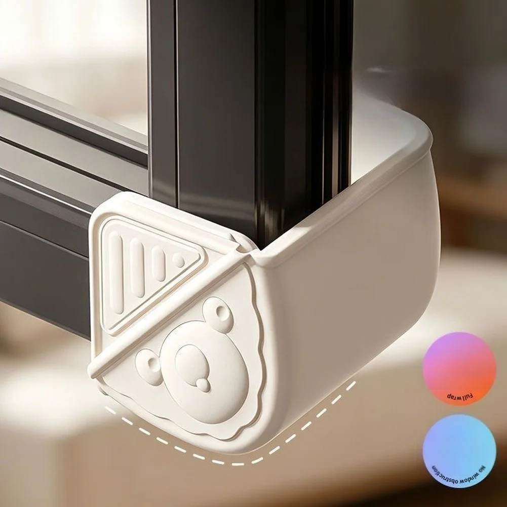 7mm Thick Window Corner Protector with Hollow Buffer Design and Magnetic Alignment for Reliable Daily Performance and Safety