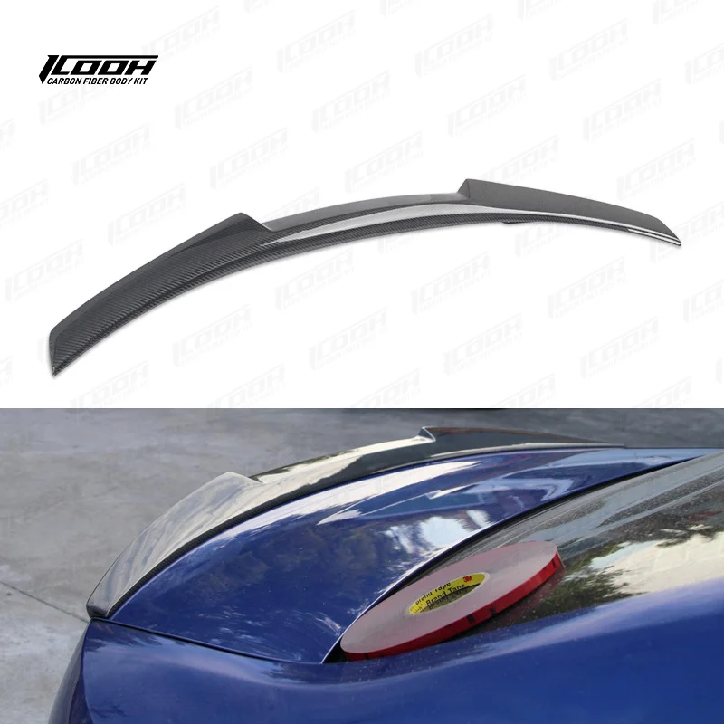 

ICOOH Racing M4 Style Carbon Fiber Fibre Body Kit Rear Boot Spoiler Wing For BMW 3 Series G20 G28 2020+,100% TESTED WELL