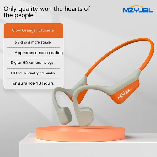 MZYJBL auriculares de conducción ósea TWS auriculares inalámbricos Bluetooth5.3 banda para el cuello I18PRO auriculares de sonido HiFi auriculares deportivos