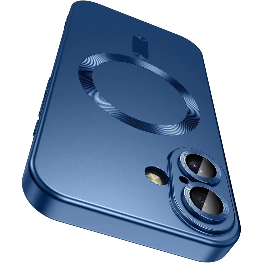 For Magsafe Magnetic Wireless Charge Cases for IPhone 16E 15 14 13 12 11 Pro Max 7 8 X XR XS Max Case Camera Back Cover